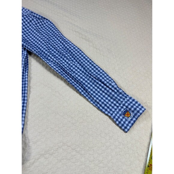 Johnnie O Gingham Button Down Shirt Bel Air Country Club | Mens Size Small - Picture 5 of 15